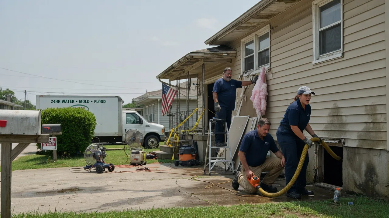 Water Damage Repair in Wall, TX near me